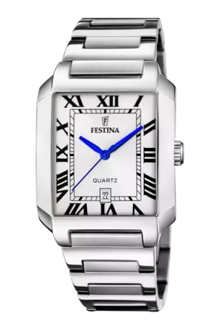 Orologio FESTINA On The Square F20677/1 grigio con cinturino in acciaio