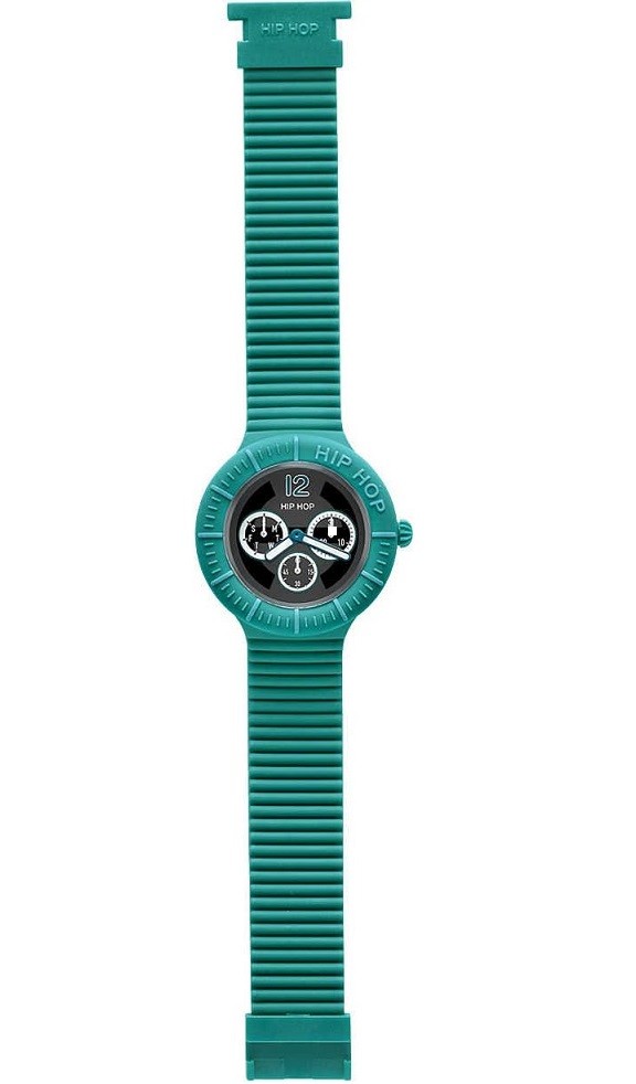 HIP HOP - OROLOGIO HIP HOP MULTIFUNZIONE SILICONE TURCHESE
