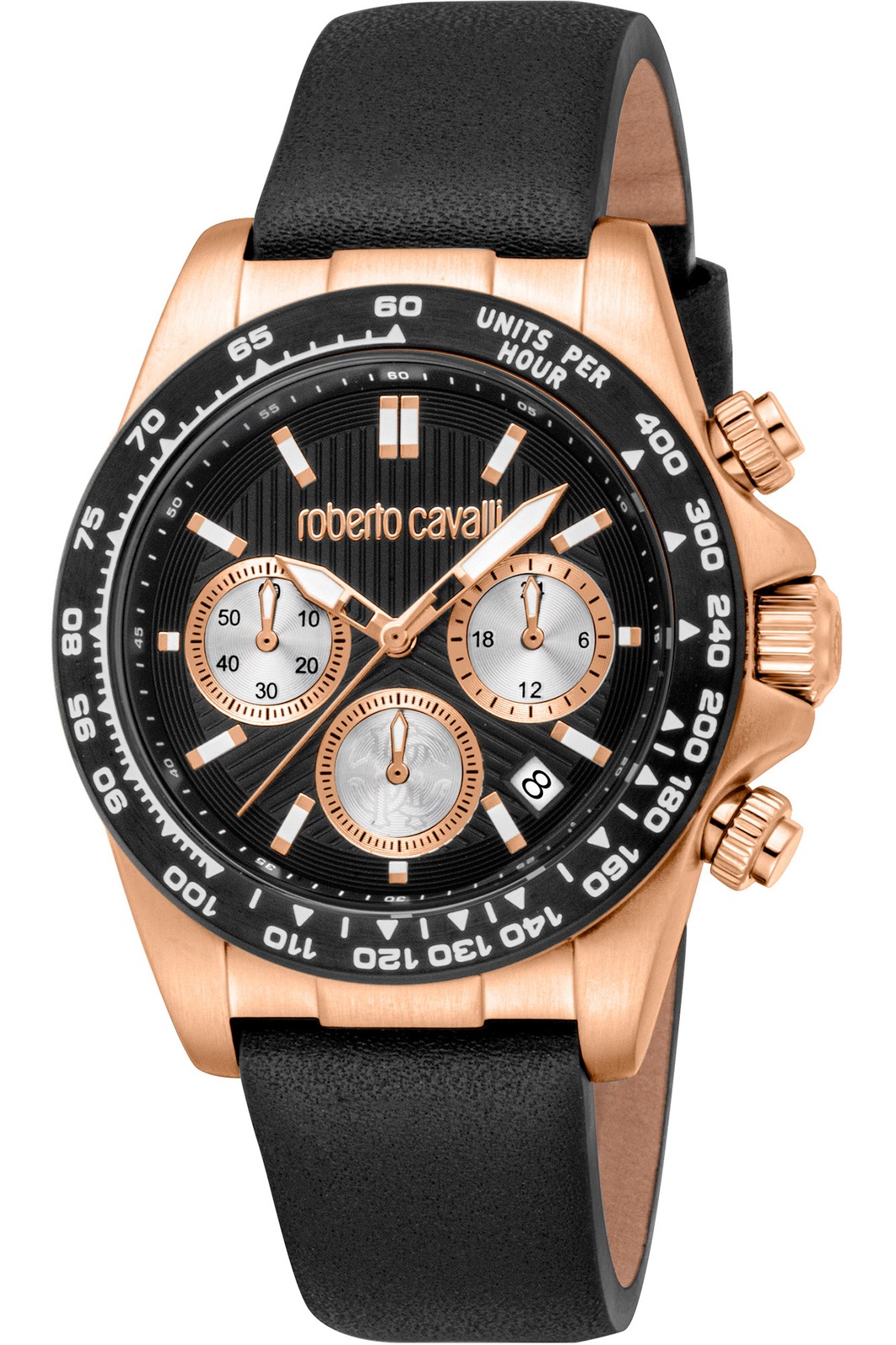 Orologio Roberto Cavalli RC5G135L0045 da Uomo Nero in Acciaio
