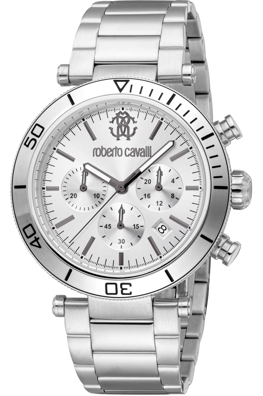 Orologio Roberto Cavalli RC5G128M0045 da Uomo Grigio argento in Acciaio