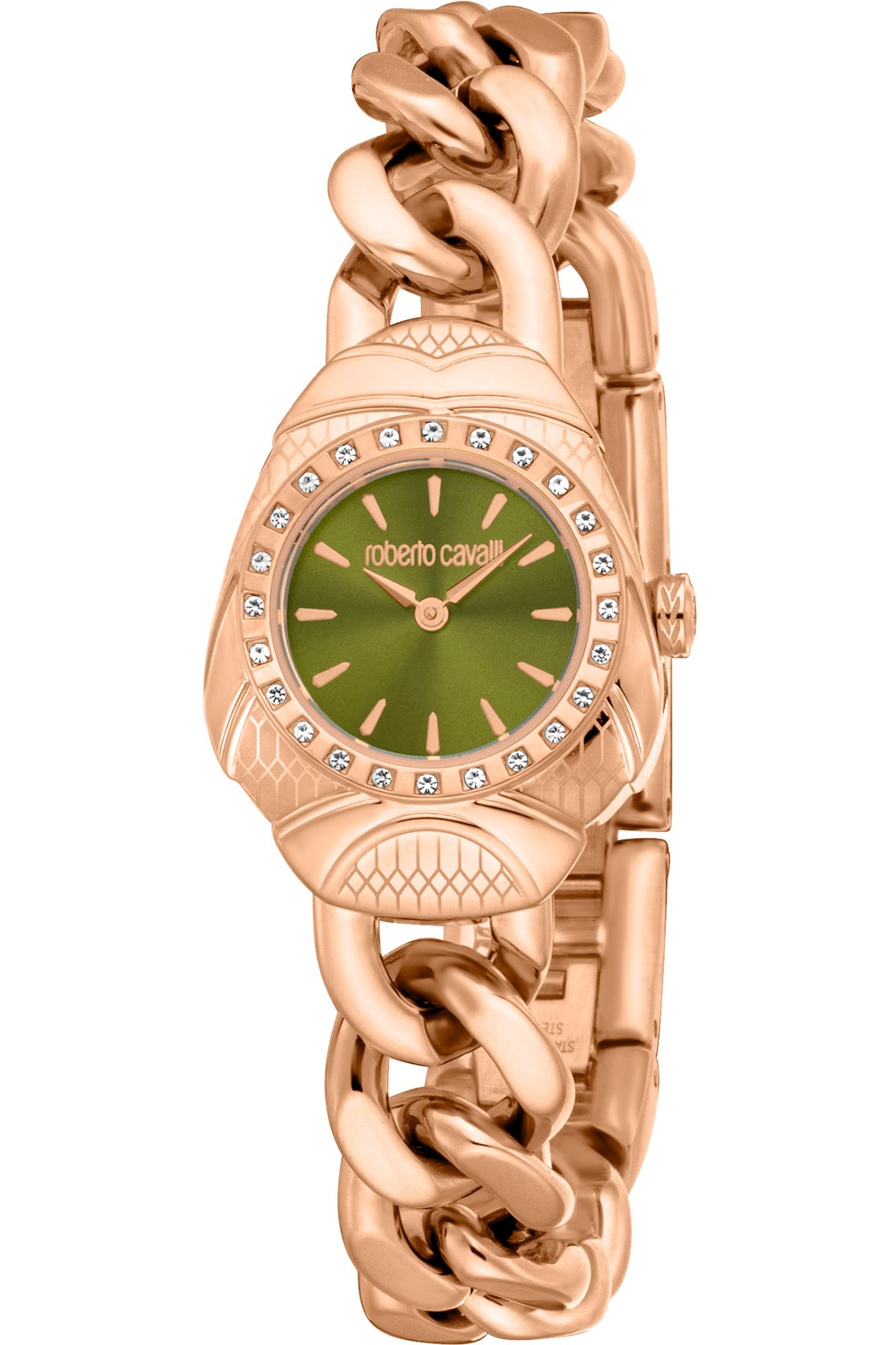 Orologio Roberto Cavalli RC5L093M0045 da Donna Verde oliva in Acciaio