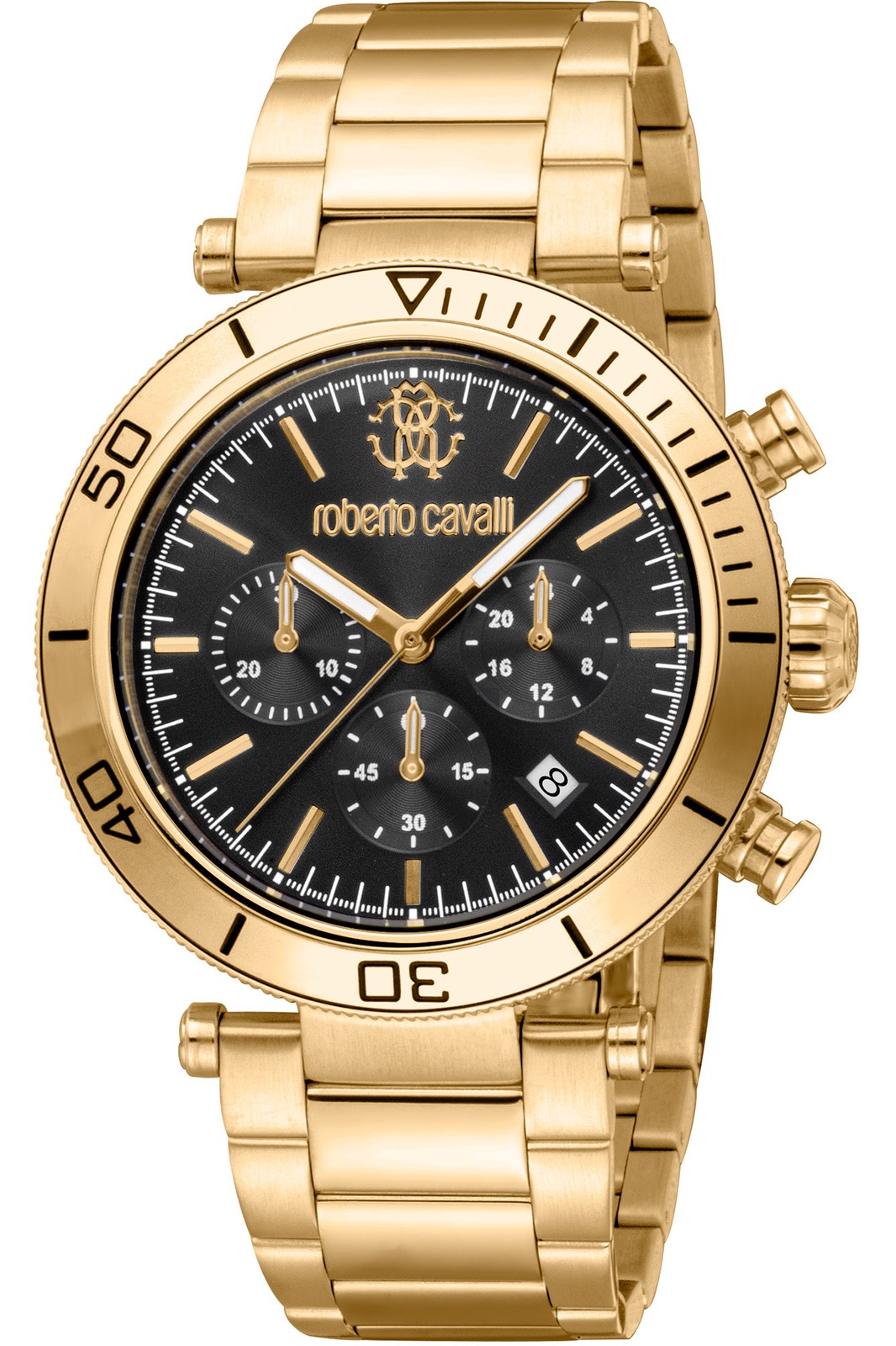 Orologio Roberto Cavalli RC5G128M0065 da Uomo Nero in Acciaio