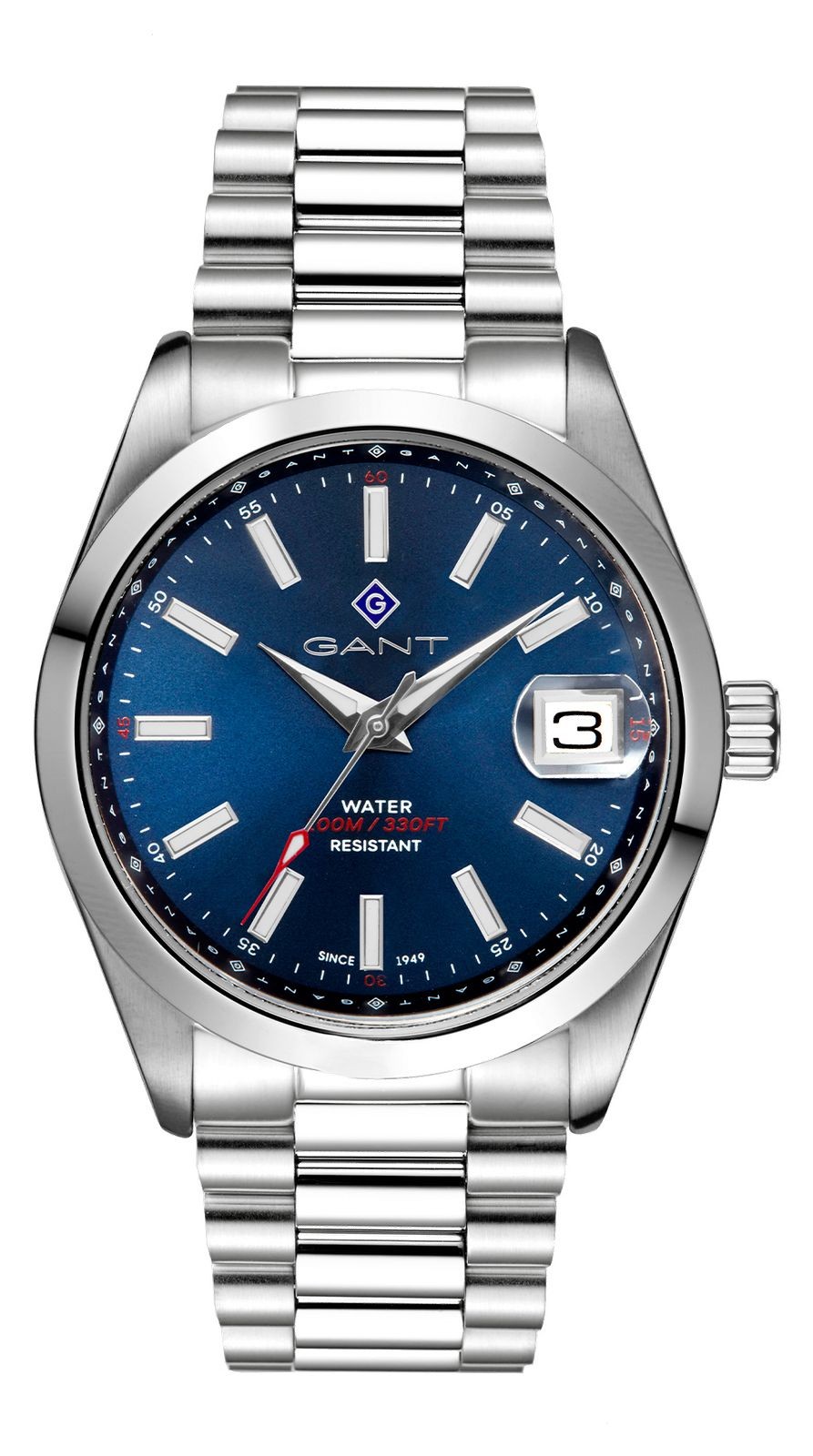 GANT Eastham Da Uomo (42 Mm) Quadrante Blu / Bracciale In Acciaio G161020