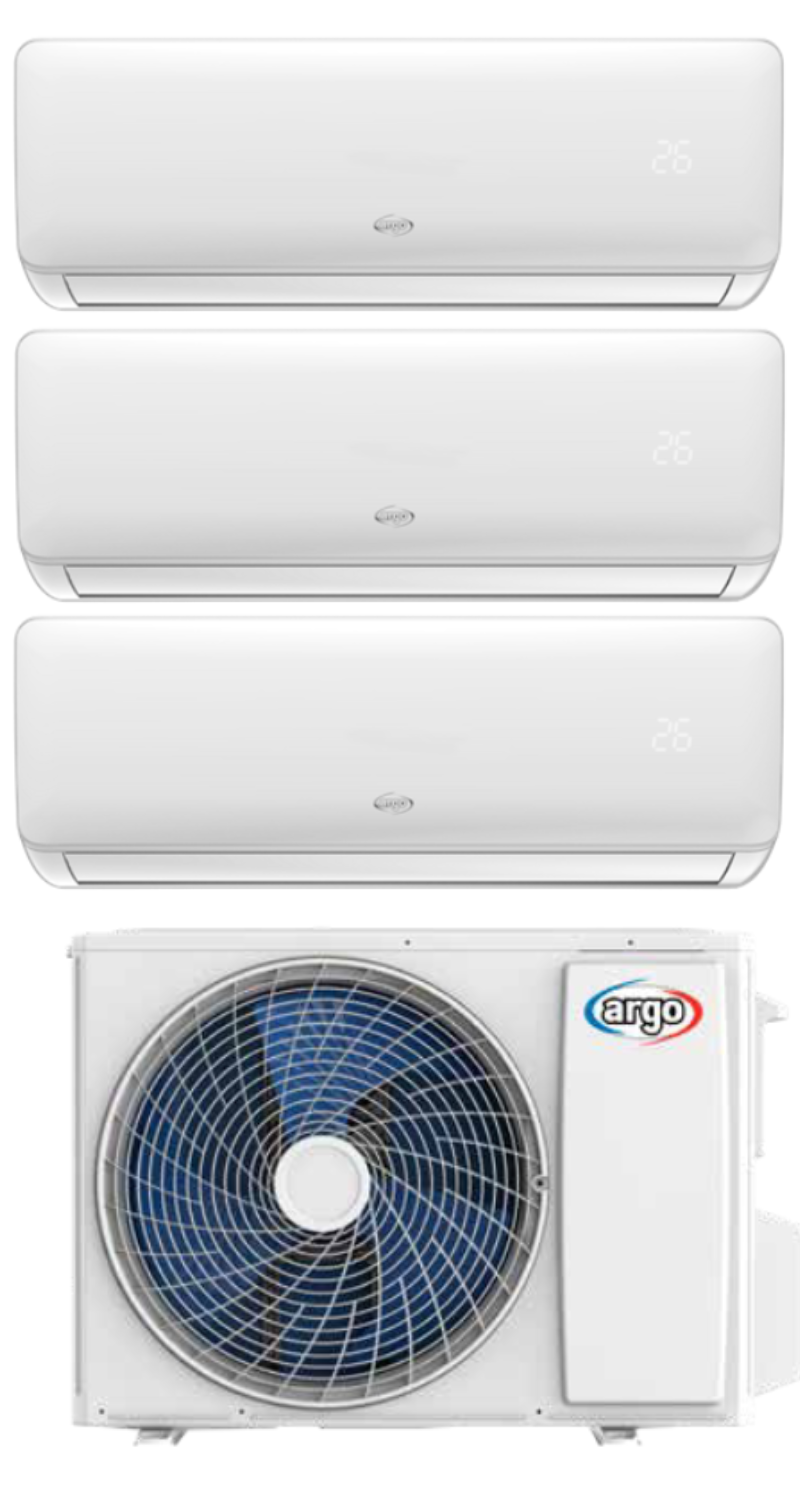 Argo Climatizzatore Trial Split Inverter 9+9+12 A++/A+ Wifi Climadesign Trial