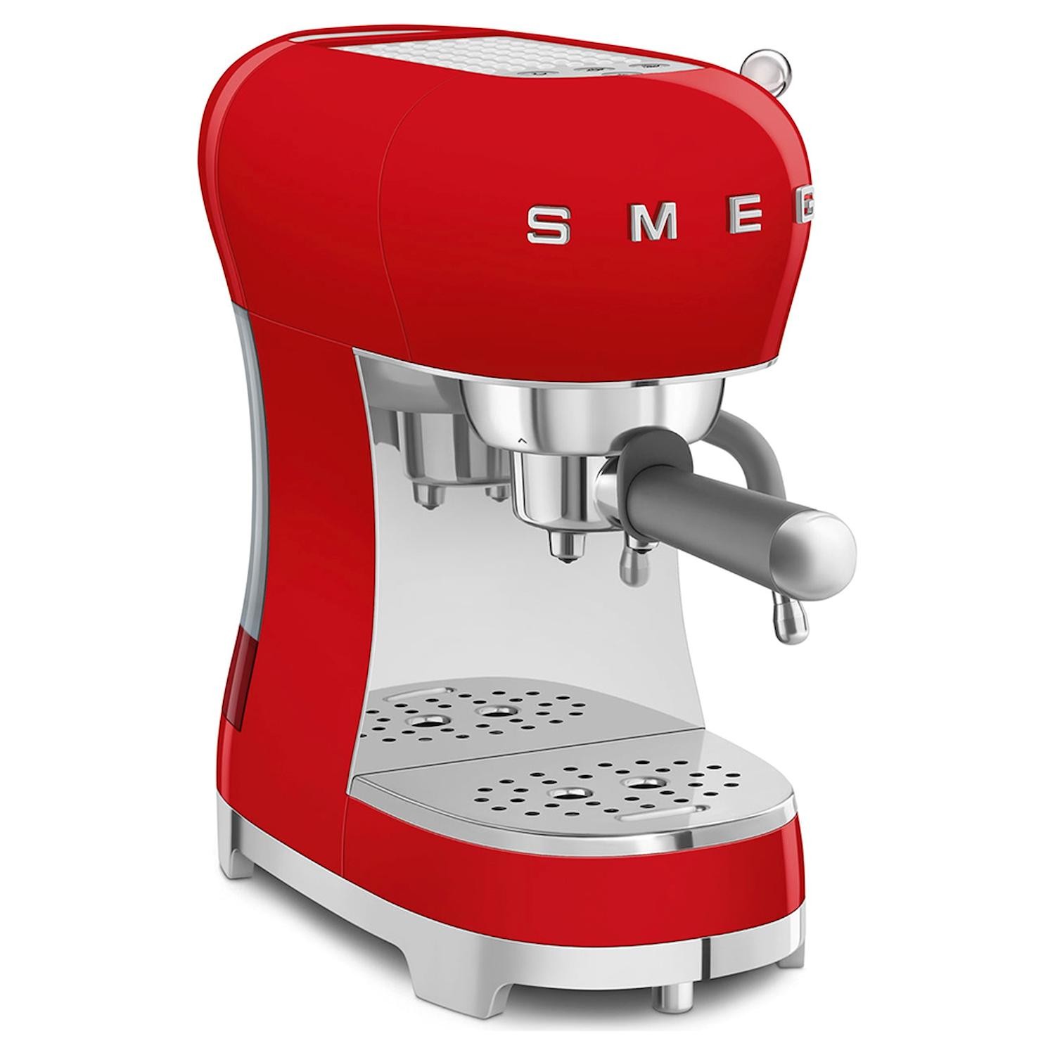 Macchina caffe espresso Smeg ECF02RDEU rosso