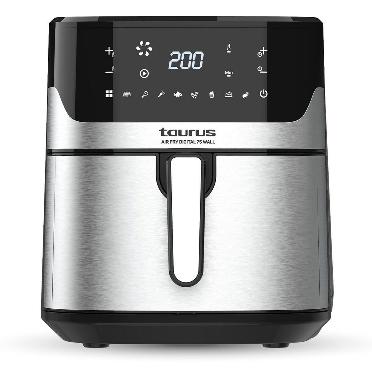 Friggitrice ad Aria Taurus 973993000 Nero Argentato 1600 W 6,5 L