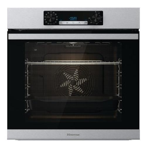 Forno Incasso Hisense  Pirolitico Acciaio 77 L Pizza Autoclean Touch Grigio
