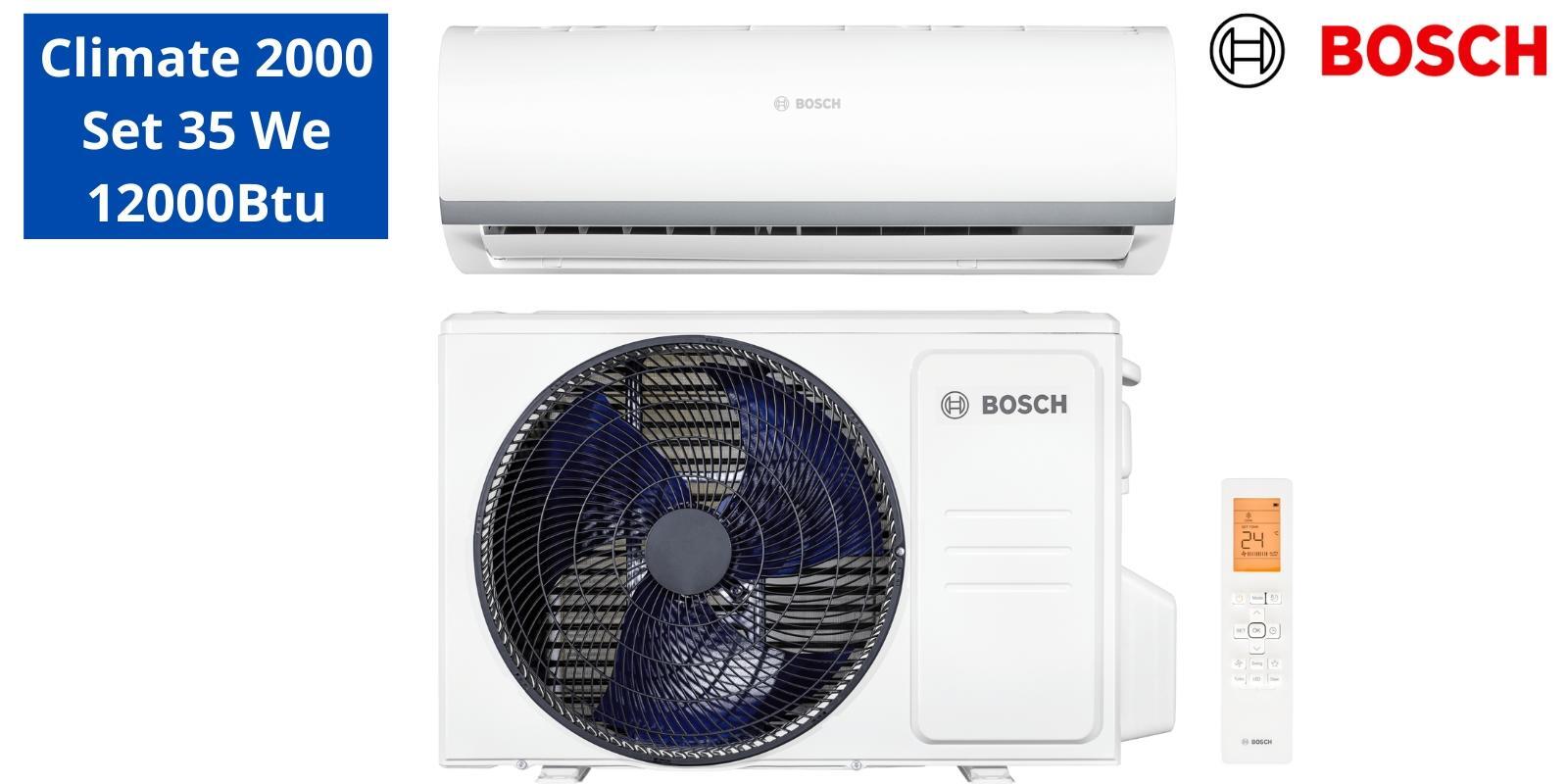 Climatizzatore Condizionatore 12000 Btu Bosch Inverter A++/A+ CL2000-SET35WE