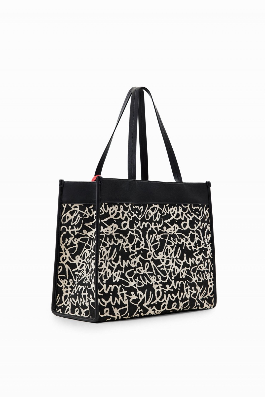 Desigual Accessori Donna Borse Borsa Nero Unica 2 Manici A Spalla , 1 Tasca Inte