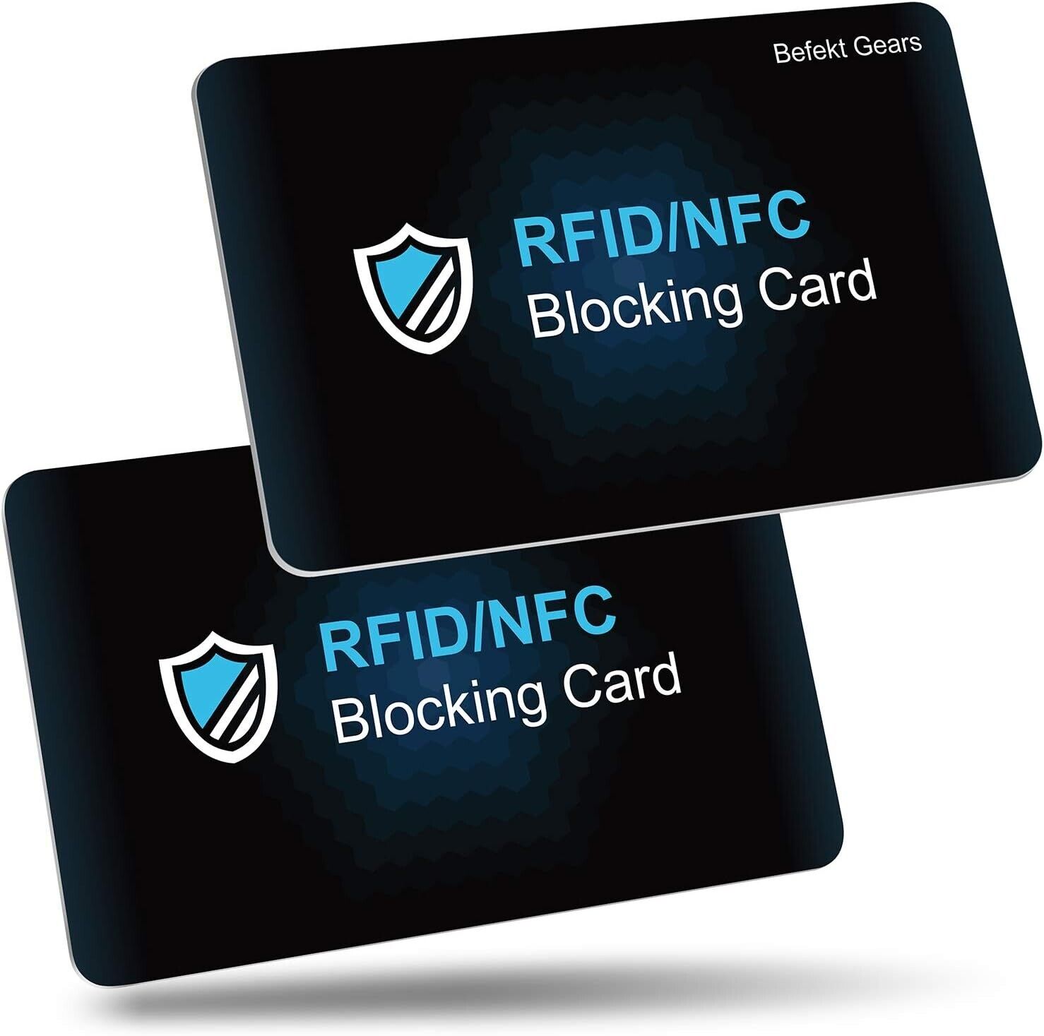 Carte Anti RFID Befekt Gears Lot de 2 Carte de Blocage RFID/NFC Protecteurs