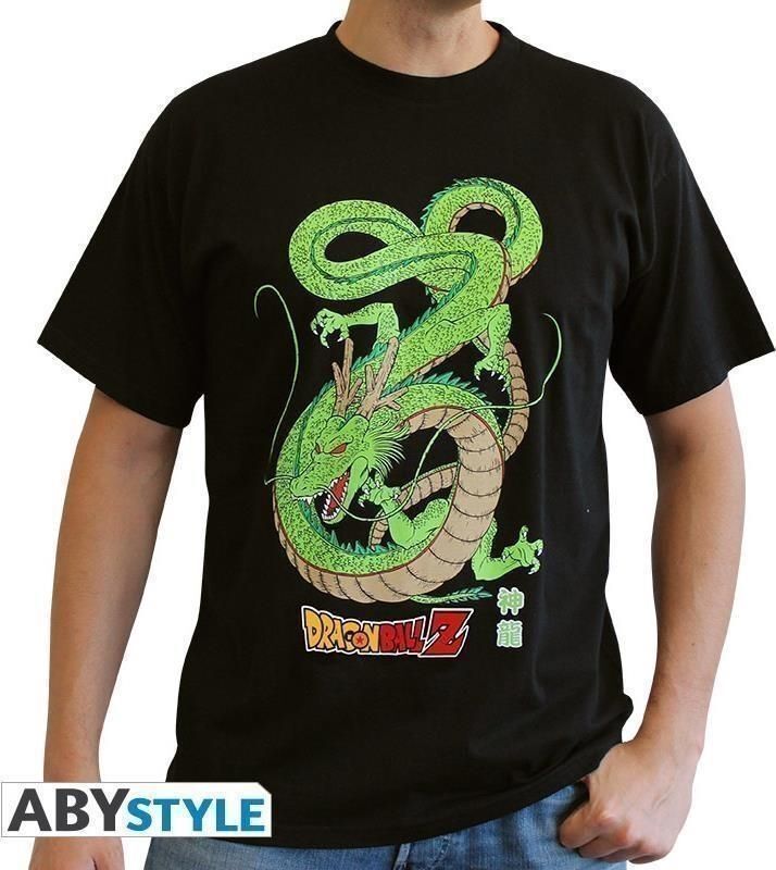 Abbigliamento Dragon Ball Z: Shenron Black Basic (T-Shirt Unisex Tg. M)