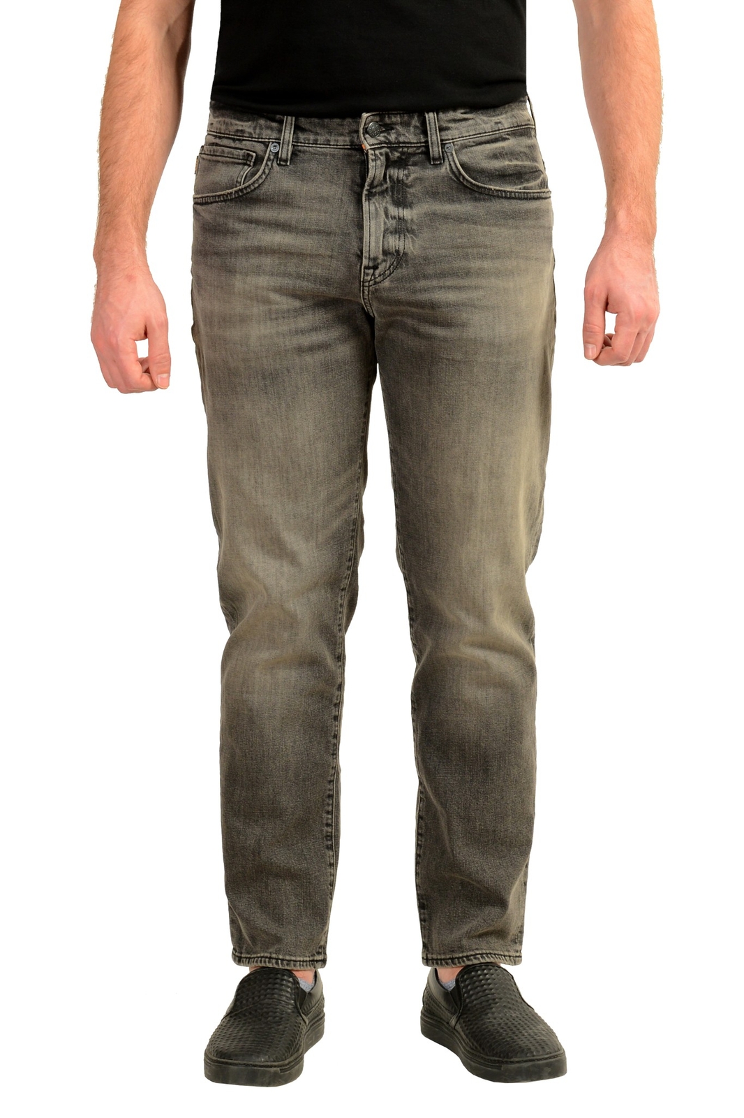 Jeans Grigi Dritti Hugo Boss Uomo "RE.MAINE BO HYPER" US 32/32 IT 32/32