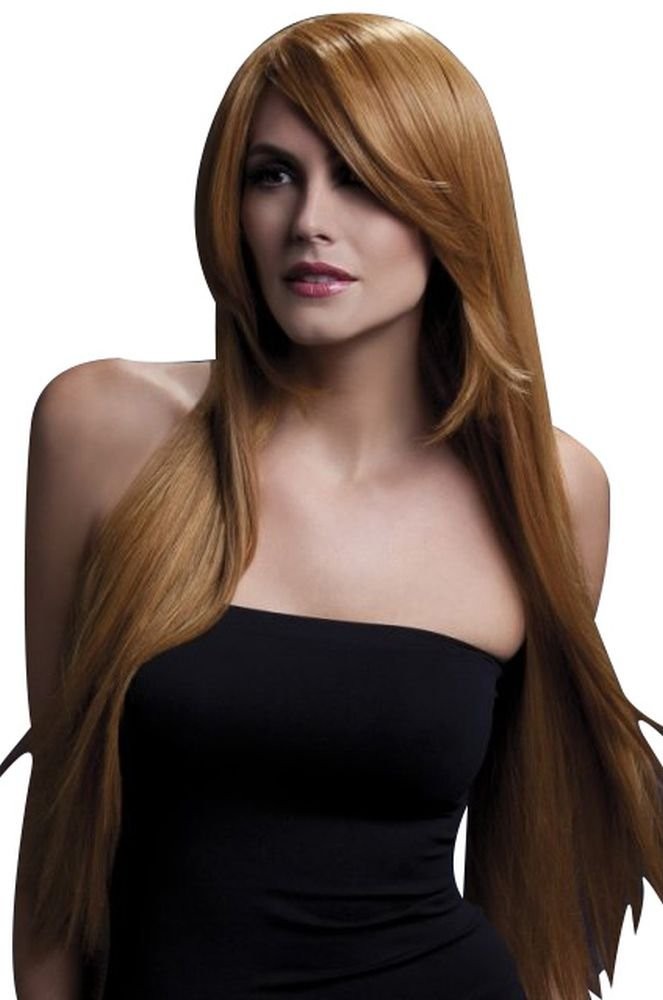 Smiffys Fever Amber Wig, Auburn