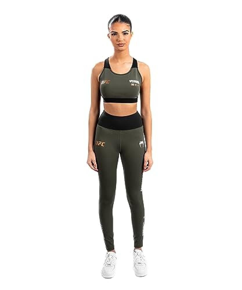 (TG. XL) Venum UFC Adrenaline Women's Fight Week Performance Pantacollant - Khak