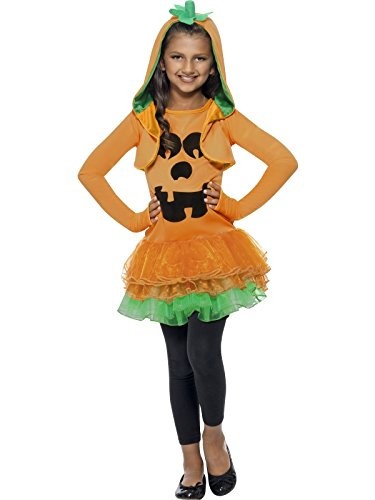 Smiffys Pumpkin Tutu Dress Costume, Orange (Size S)