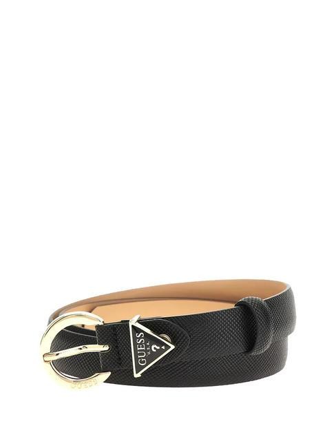 cintura donna GUESS noelle cintura regolabile h 2,5 cm NERO 85  scelta=P NERO BW