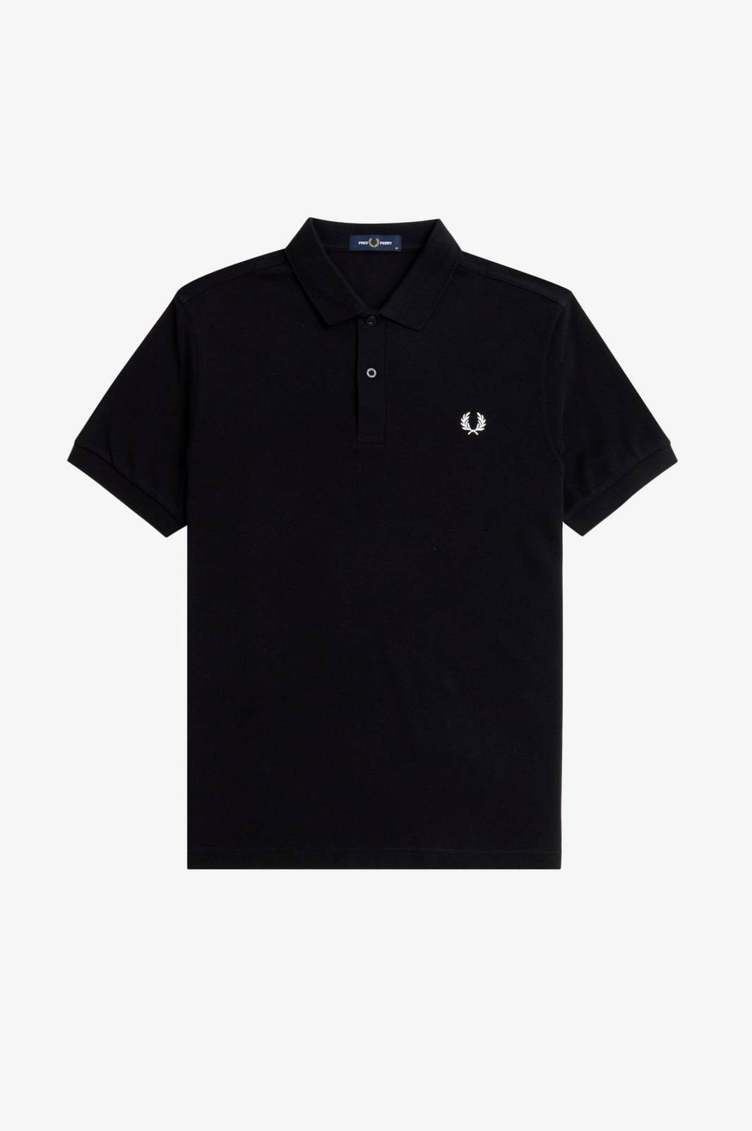 Fred Perry Polo Manica Corta Piquè Nero - Taglia XL Abbigliamento Uomo Polo