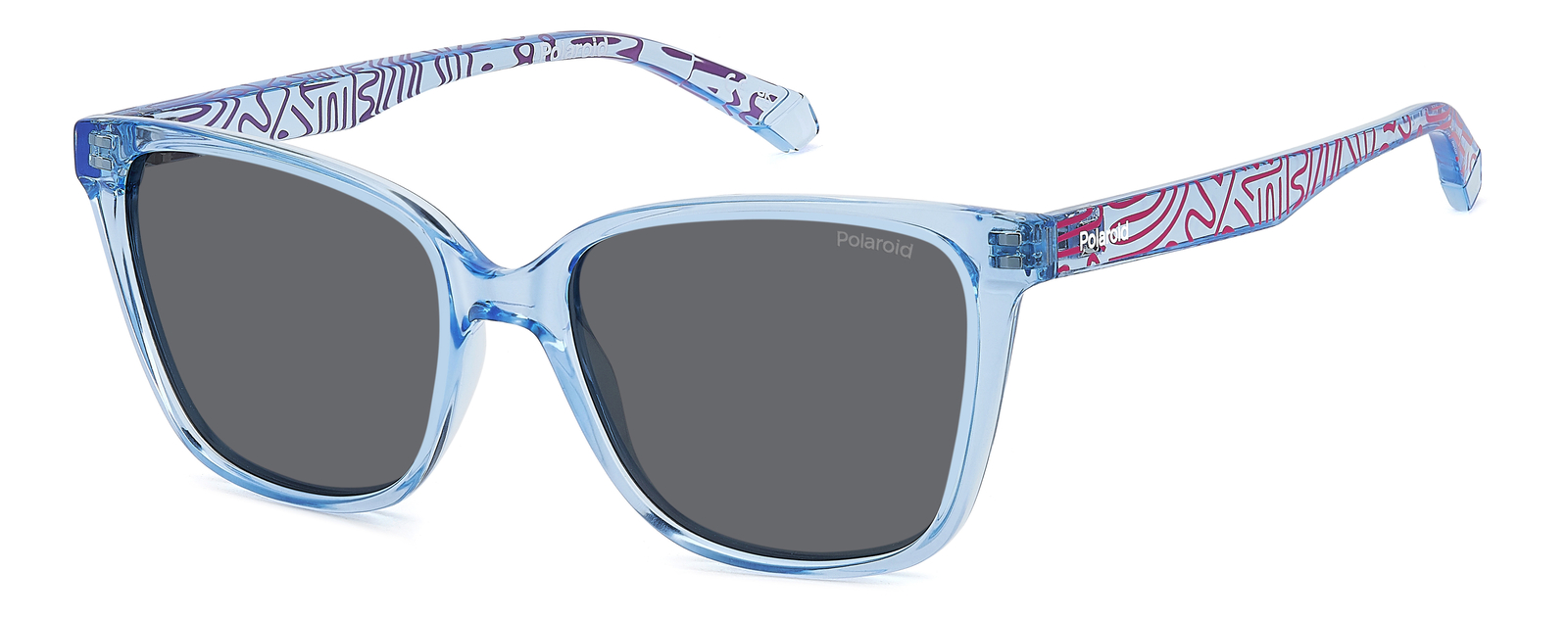 Occhiali da Sole POLAROID KIDS PLD 8062/S MVU AZURE 48/15/130 JUNIOR