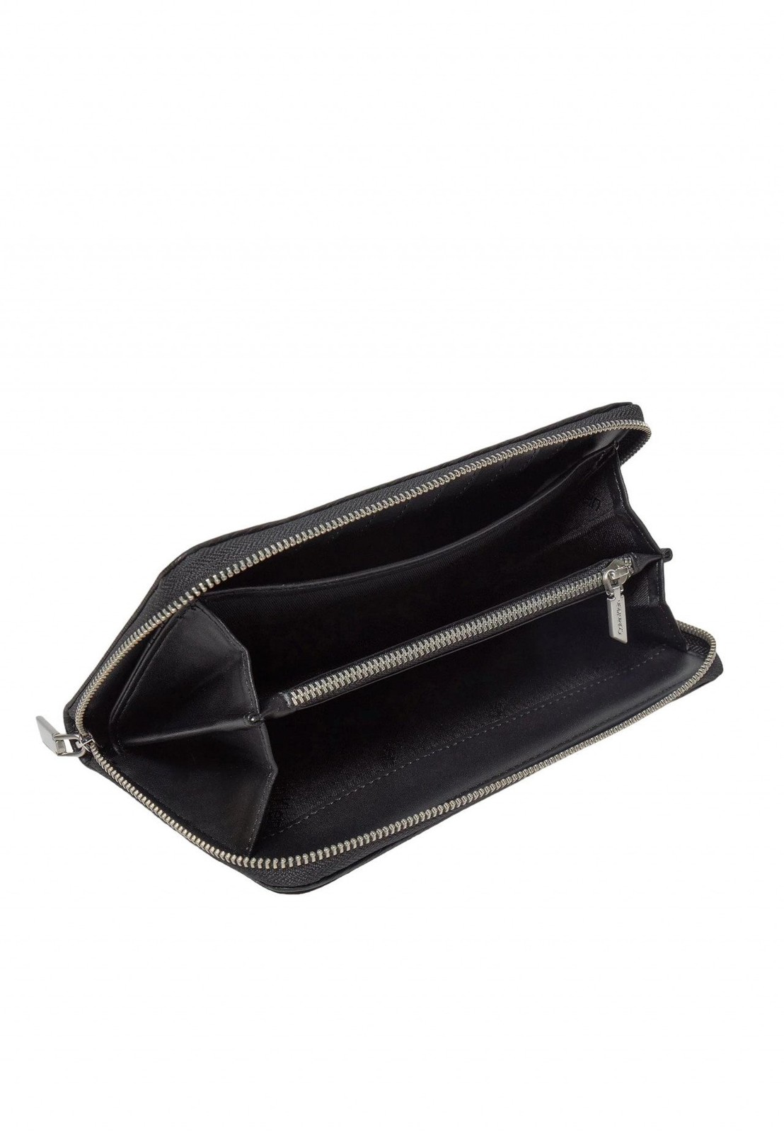 Calvin Klein Accessori Donna Portafoglio Nero Unica 3 Scomparti, Portamonete, Do