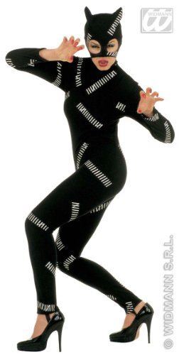 Costume Gatta L Tuta E Maschera Cat Woman