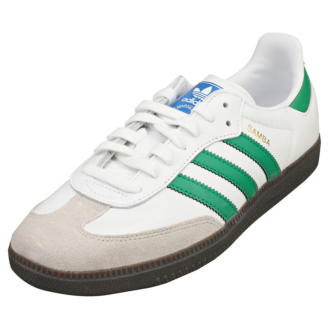 adidas Samba Og Uomo White Green Formatori Casuale - 44 2/3 EU