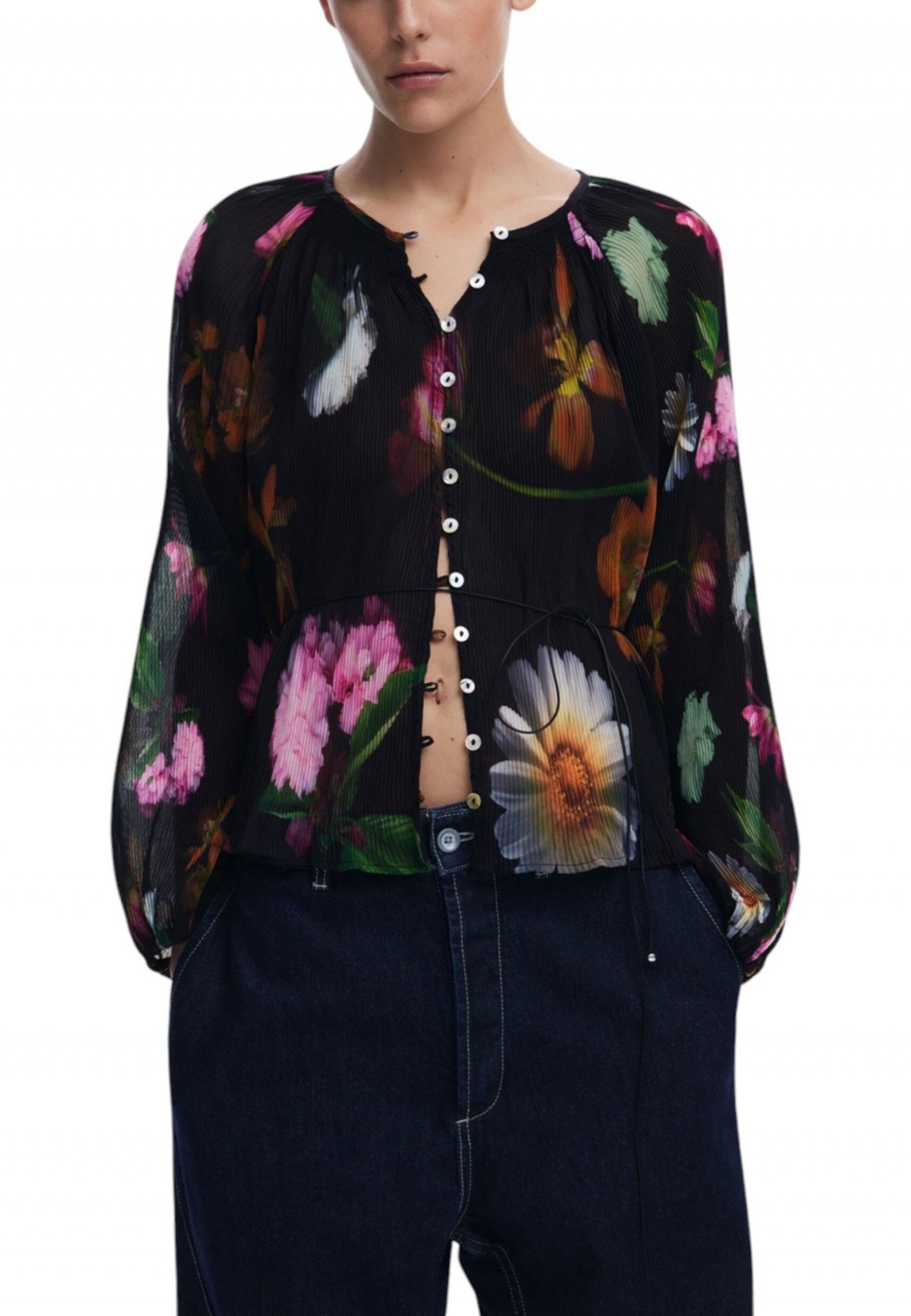 Desigual Abbigliamento Donna Blouse M Nero 25SWBW11