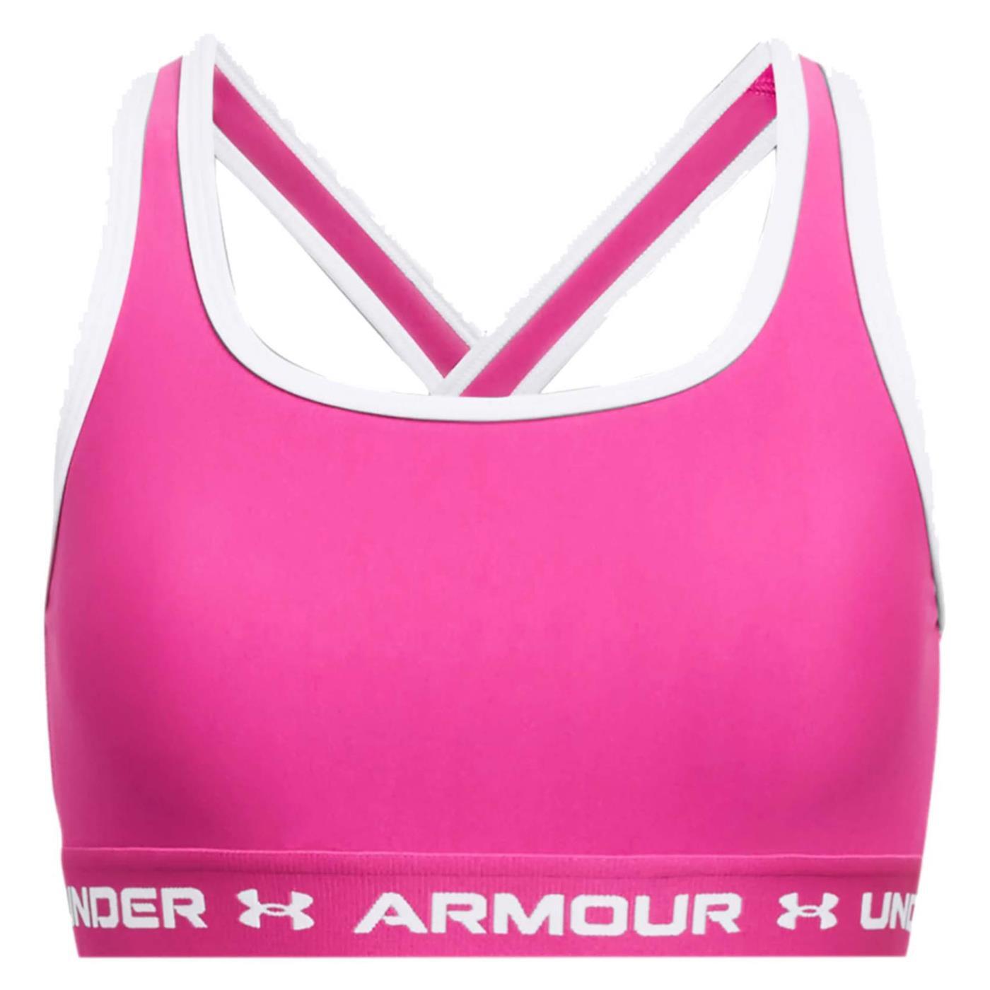 UNDER ARMOUR GIRL CROSSBACK MID BRA CANOTTA BAMBINO/A