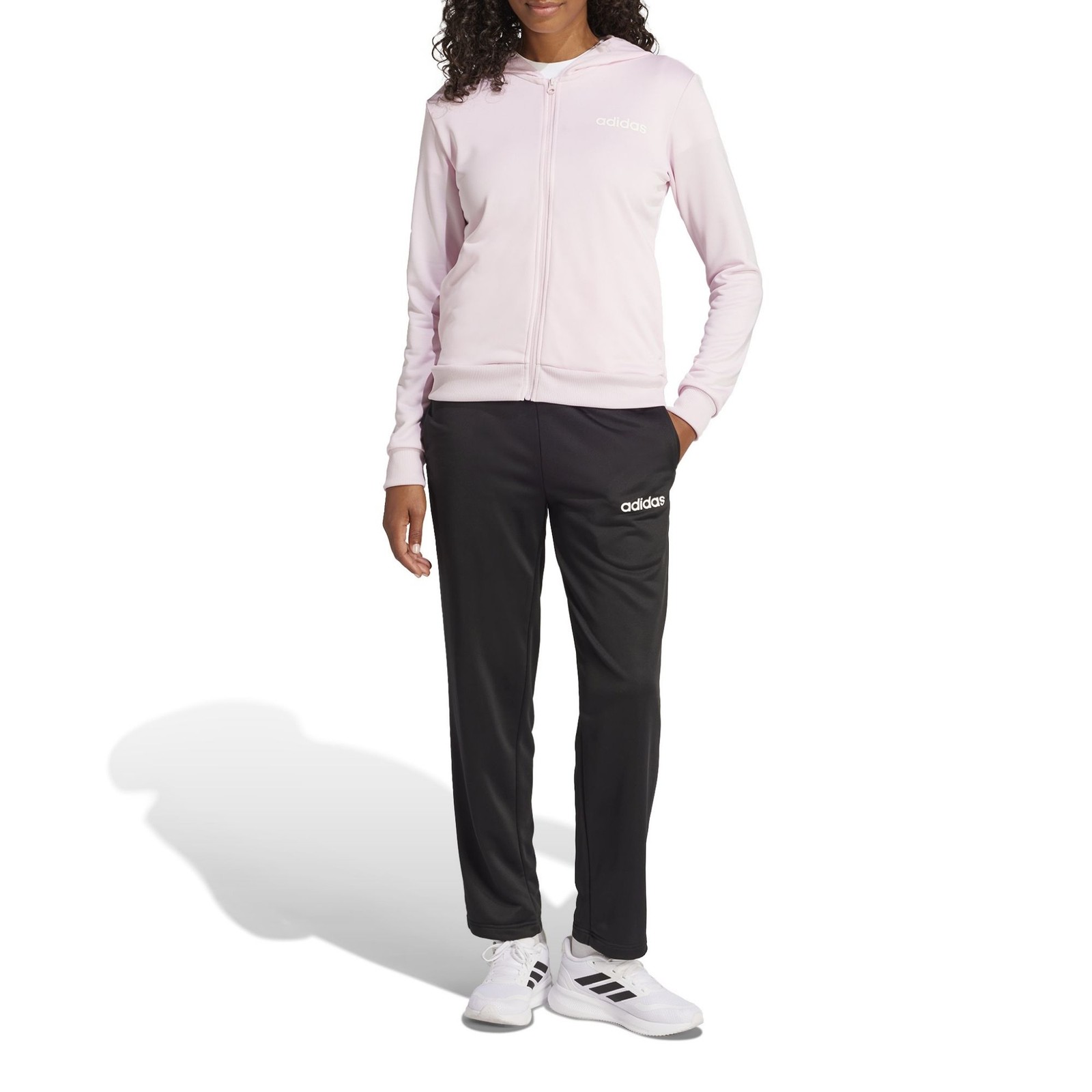 Adidas Tuta da Donna Essentials Linear Rosa Taglia M Codice JD2702