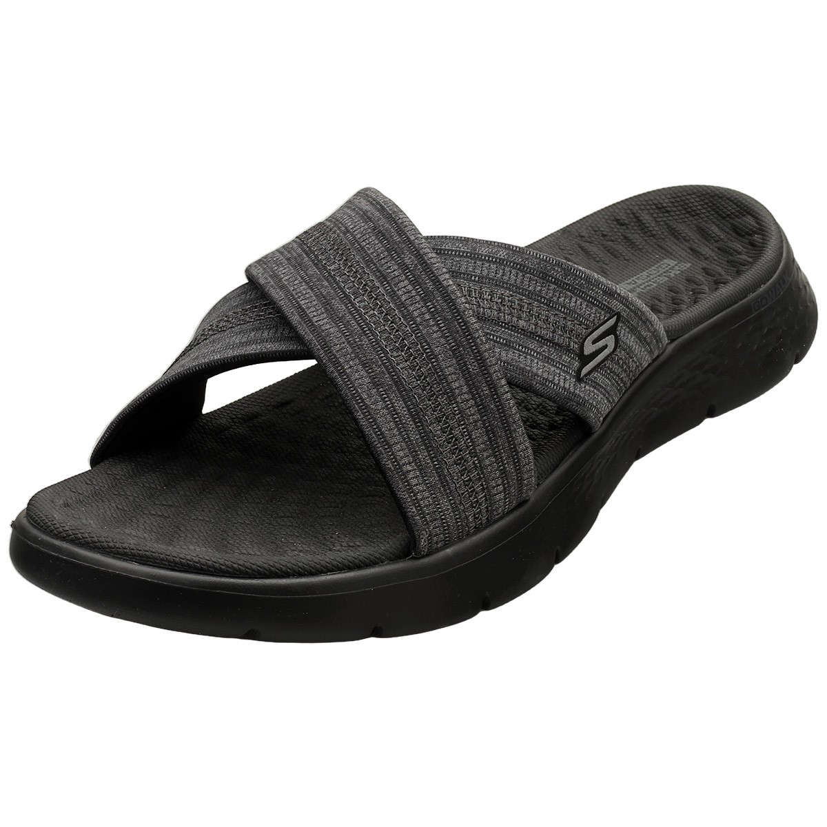 Skechers Go Walk Flex Sandali Nero Grigio Donna  Walking - 38 EU