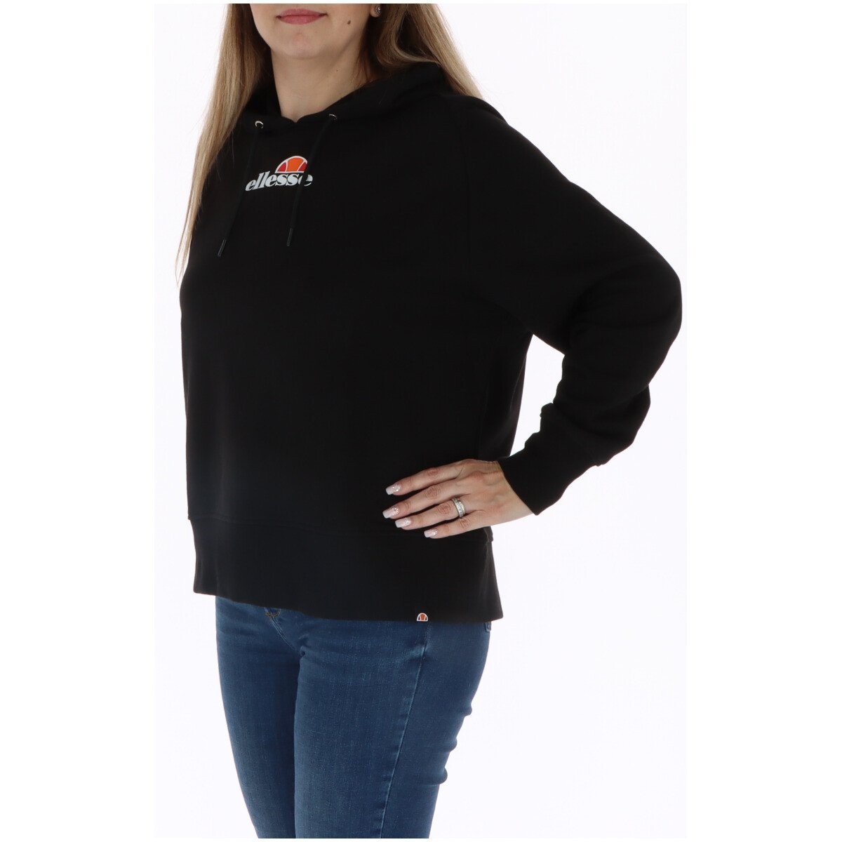 Ellesse Abbigliamento Donna Felpe Felpa M Nero EHW903C03