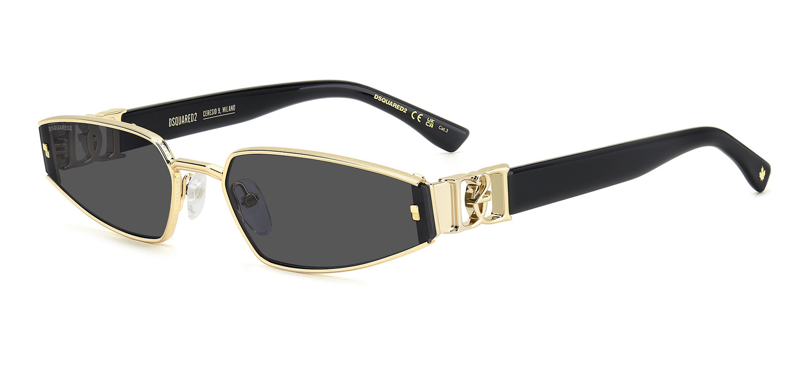 Occhiali da Sole Dsquared2 D2 0168/S ROSE GOLD/GREY 61/19/145 donna