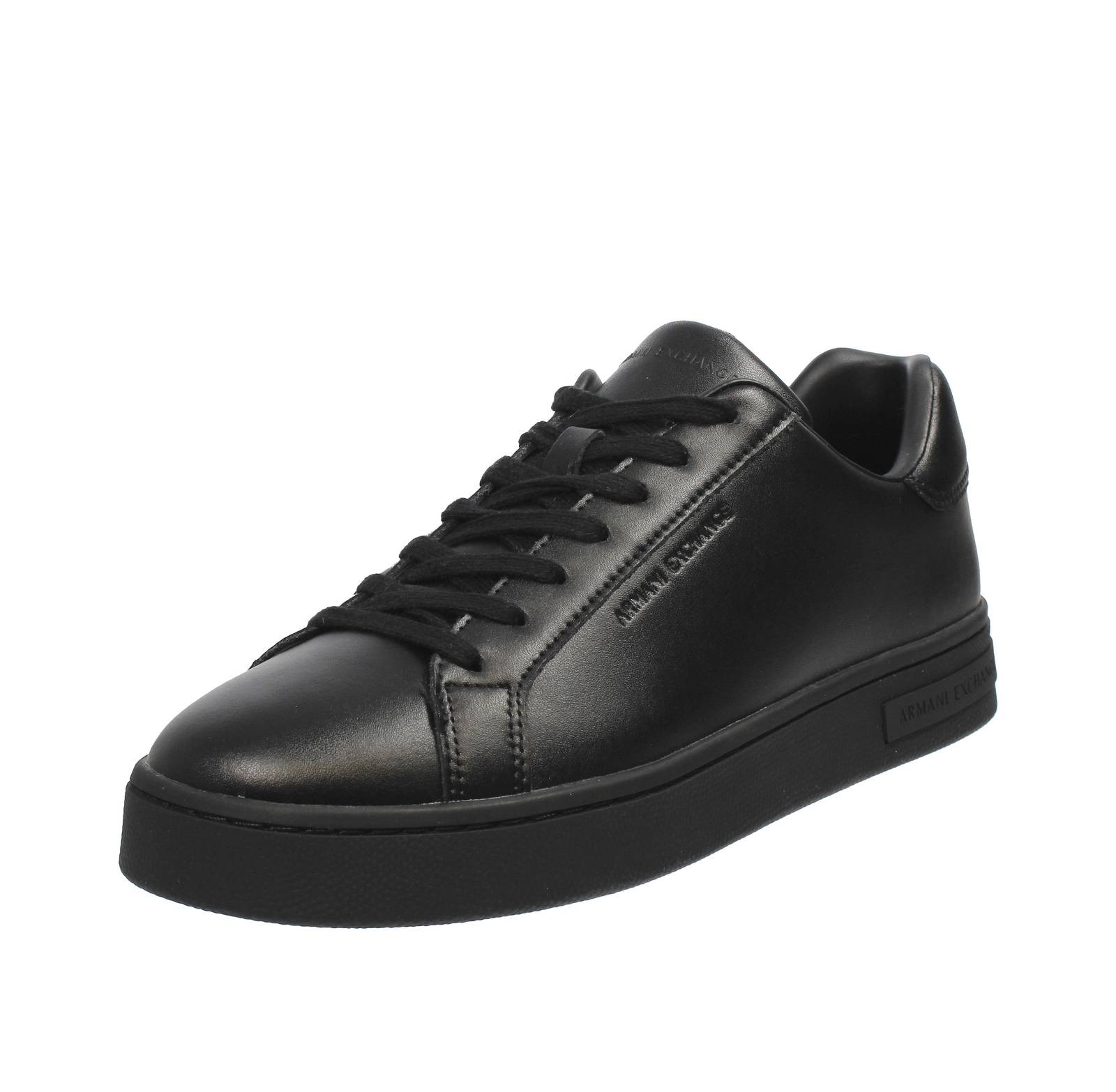 Armani Exchange Sneakers Basse In Pelle Nero - Taglia 43 [9 US Scarpe Uomo