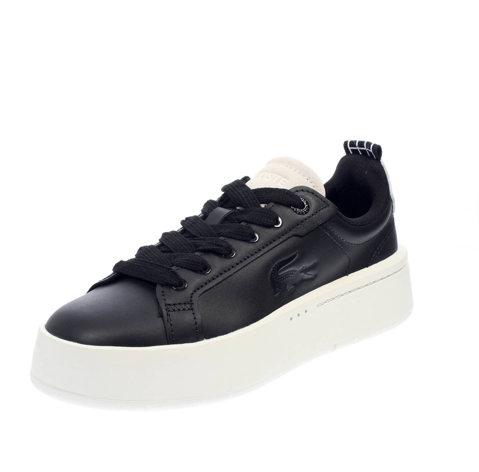 Lacoste Carnaby Platform - Sneakers In Pelle Nero - Taglia 38 [5 US 23.7cm]