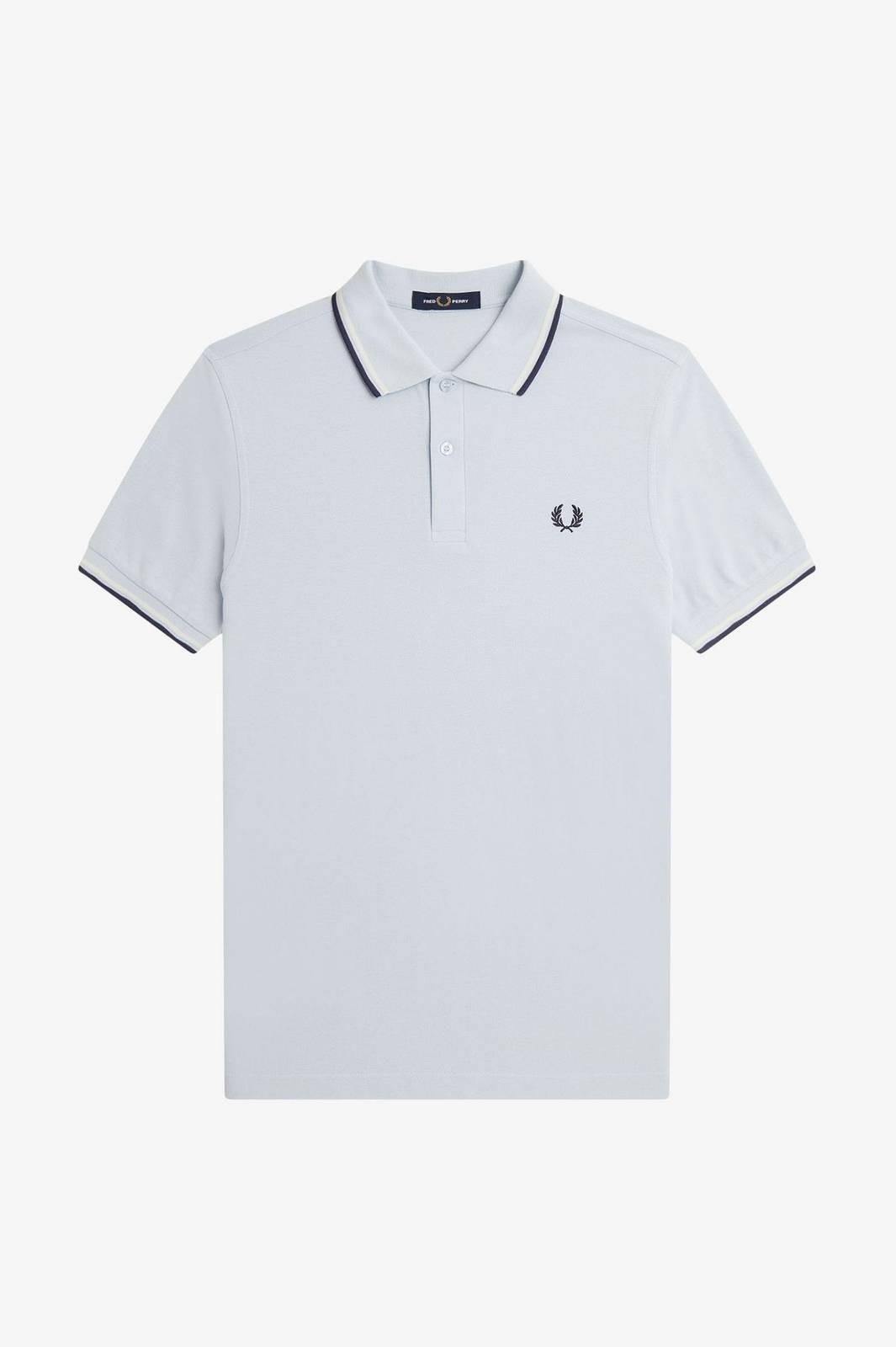 Fred Perry Polo Manica Corta Slim Fit Azzurro - Taglia XXL Abbigliamento Uomo