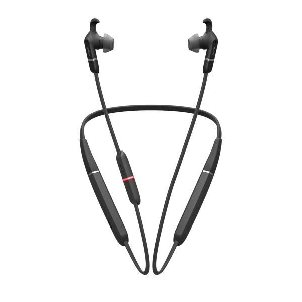 Jabra Evolve 65e UC & Link 370 Cuffia Passanuca Micro-USB Bluetooth Nero