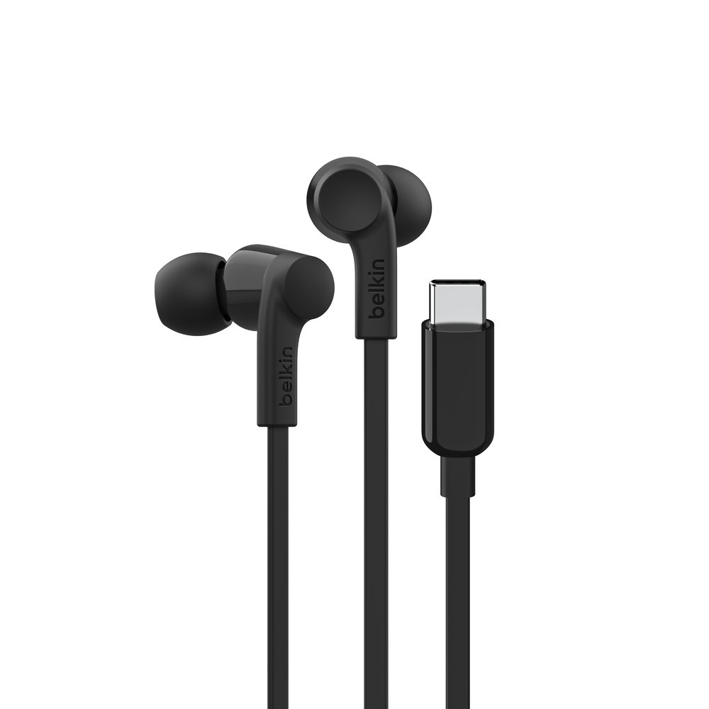 Belkin USB-C EARBUDS W/ADJUSTABLE black Cuffie Typ C G3H0002HQBKV2