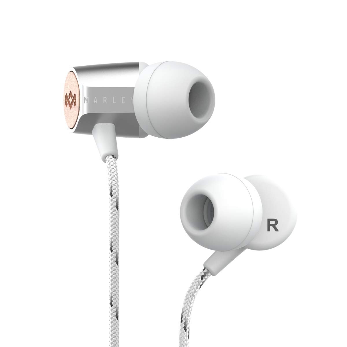 House of Marley Uplift 2.0 - Noise Isolating In-Ear Headphones/Earphones, 9mm Dr