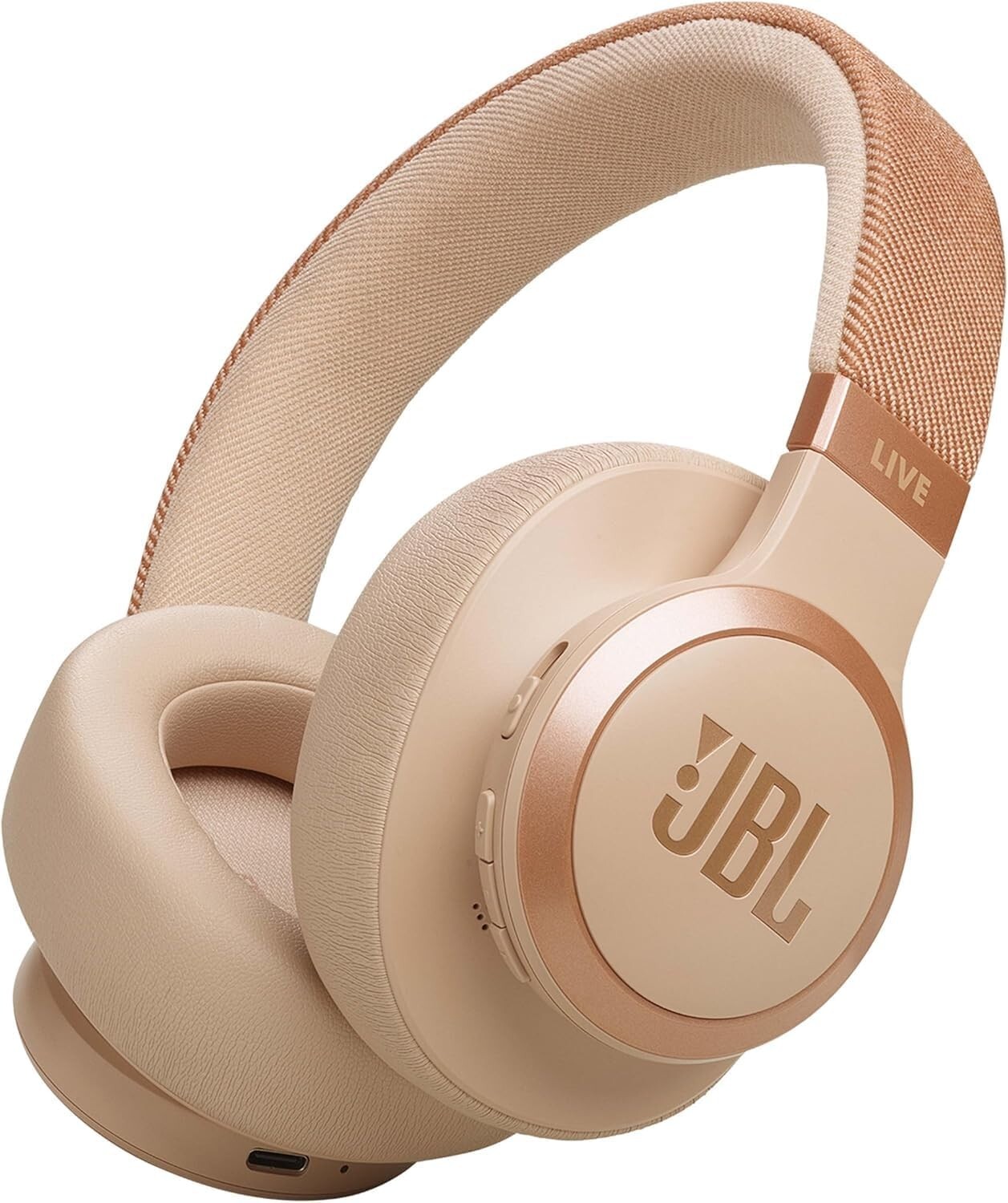 JBL Live 770NC Cuffie Over-Ear Bluetooth Wireless, con Anc, Rosa