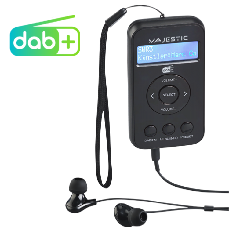Radio portatile DAB+ RT196DAB Majestic
