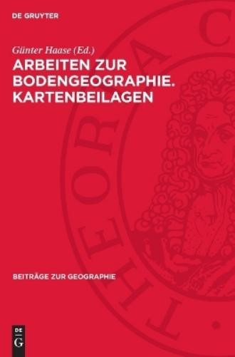 Arbeiten Zur Bodengeographie. Kartenbeilagen (Copertina rigida)
