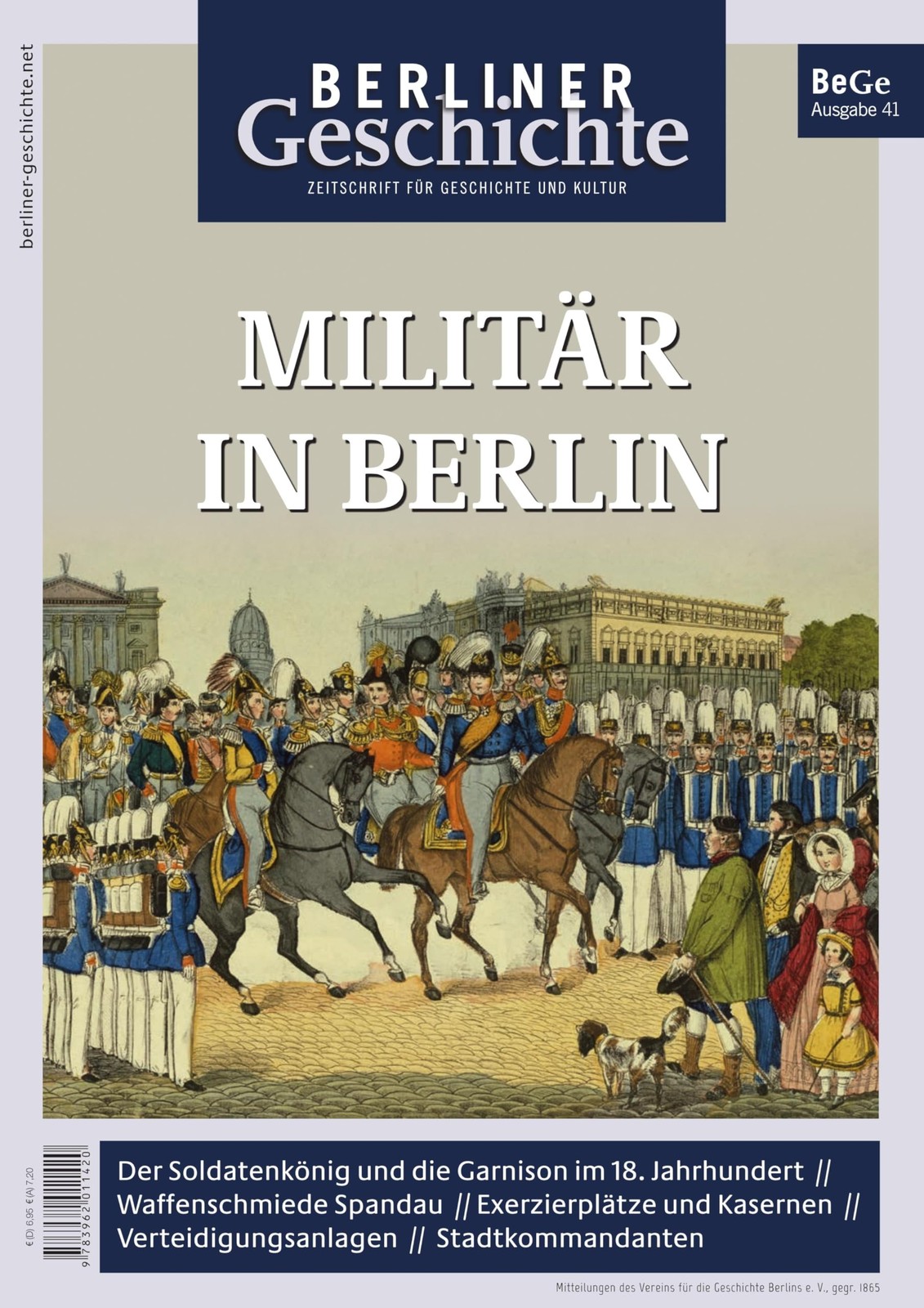 gegr. 1865 Verein f& Berliner Geschichte - Zeitschrift für Gesch (JP Oversized)