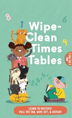 Little Genius Books Wipe Clean Times Tables (Libro di cartone)