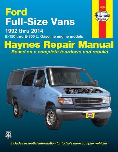 Ford full-size E-150-E-350 petrol vans (1992-2014) Haynes Repair Man (Tascabile)