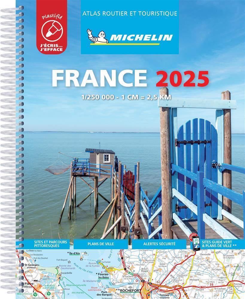 France. Atlas routier et touristique 2025. Ediz. plastificata - AA.VV.
