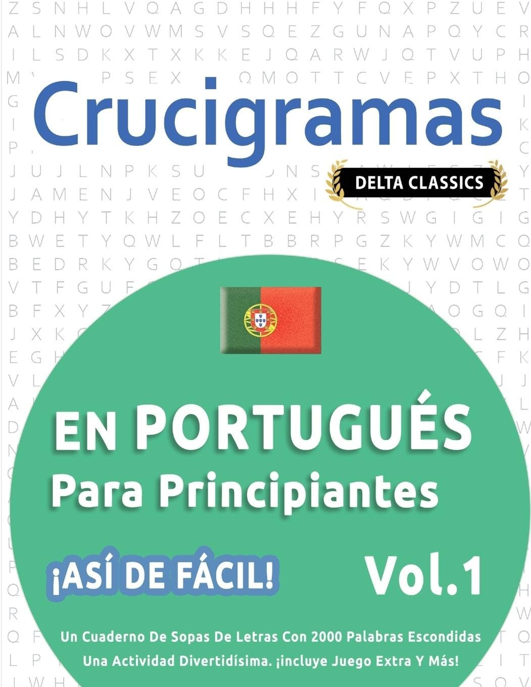 Delta Classics Crucigramas En Portugués Para Principiantes - ¡Así de (Tascabile)