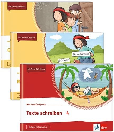 Paket Deutsch 4: 3 Hefte im Paket: Richtig schreiben, Grammat (Copertina rigida)
