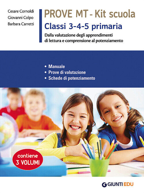 Prove MT 3-4-5. Kit scuola primaria. Manuale. Prove di valutazion