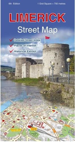 Limerick (Map) Irish Street Map