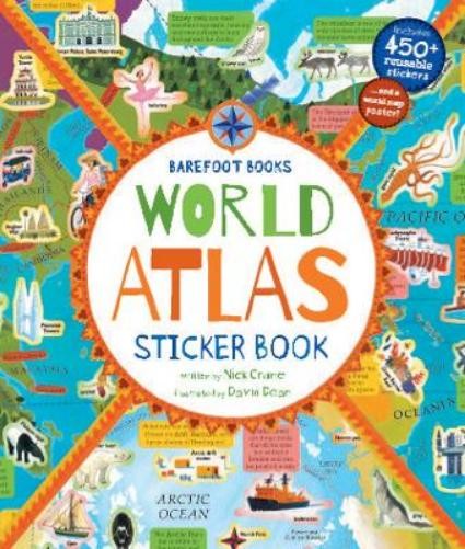 David Dean World Atlas Sticker Book (Tascabile)