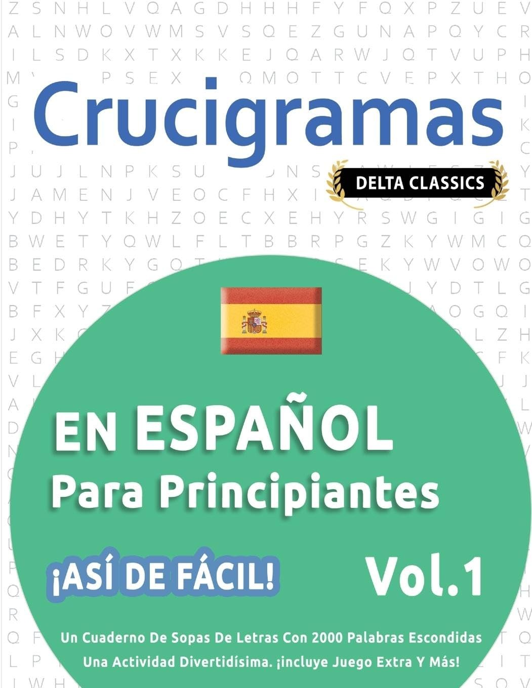 Delta Classics Crucigramas En Español Para Principiantes - ¡Así de F (Tascabile)
